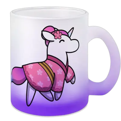 Motiv: Color Glas Mug - Japanhörnchen