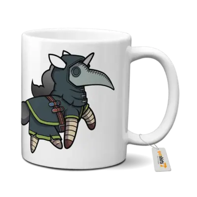 Motiv: Tasse - Pestdoktor Hörnchen 