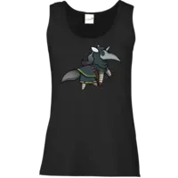 Motiv: Tank Top Damen Classic - Pestdoktor Hörnchen - bestimme auf Wunsch Details wie Produkt, Grösse, Farbe und Position selbst ! Motiv: Tank Top Damen Classic - Pestdoktor Hörnchen