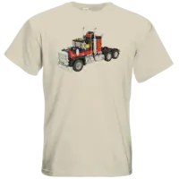 Motiv: T-Shirt Premium - Black Cat Truck 5571 