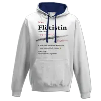 Motiv: Two-Tone Hoodie - Flötistin 