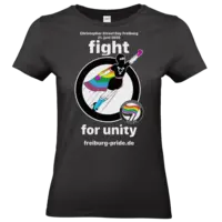 Motiv: T-Shirt Damen Premium FAIR WEAR - Fight for Unity (Motto 2025) - bestimme auf Wunsch Details wie Produkt, Grösse, Farbe und Position selbst ! Motiv: T-Shirt Damen Premium FAIR WEAR - Fight for Unity (Motto 2025)