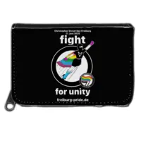 Motiv: Geldboerse - Fight for Unity (Motto 2025) - bestimme auf Wunsch Details wie Produkt, Grösse, Farbe und Position selbst ! Motiv: Geldboerse - Fight for Unity (Motto 2025)