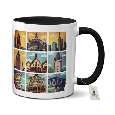 Motiv: Tasse farbig - Frankfurt my love  