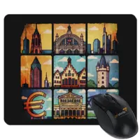 Motiv: Mousepad Textil - Frankfurt my love - bestimme auf Wunsch Details wie Produkt, Grösse, Farbe und Position selbst ! Motiv: Mousepad Textil - Frankfurt my love