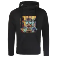 Motiv: Cross Neck Hoodie - Frankfurt my love - bestimme auf Wunsch Details wie Produkt, Grösse, Farbe und Position selbst ! Motiv: Cross Neck Hoodie - Frankfurt my love