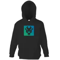 Motiv: Kids Hooded Sweat - Greenish Fade  