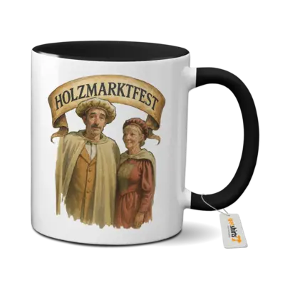Motiv: Tasse farbig - Holzmarktfest Muster