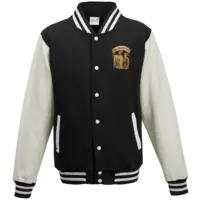 Motiv: College Jacke - Holzmarktfest Muster - bestimme auf Wunsch Details wie Produkt, Grösse, Farbe und Position selbst ! Motiv: College Jacke - Holzmarktfest Muster