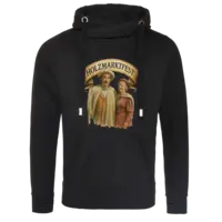 Motiv: Cross Neck Hoodie - Holzmarktfest Muster - bestimme auf Wunsch Details wie Produkt, Grösse, Farbe und Position selbst ! Motiv: Cross Neck Hoodie - Holzmarktfest Muster