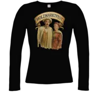 Motiv: Longsleeve Damen Organic - Holzmarktfest Muster - bestimme auf Wunsch Details wie Produkt, Grösse, Farbe und Position selbst ! Motiv: Longsleeve Damen Organic - Holzmarktfest Muster