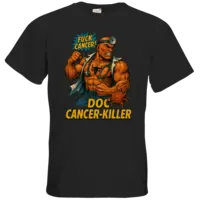 Motiv: T-Shirt Premium - Doc Cancer-Killer - bestimme auf Wunsch Details wie Produkt, Grösse, Farbe und Position selbst ! Motiv: T-Shirt Premium - Doc Cancer-Killer