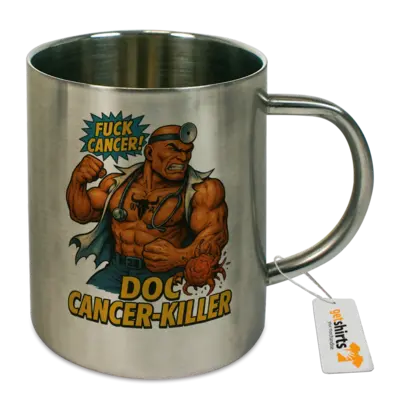 Motiv: Tasse Edelstahl - Doc Cancer-Killer