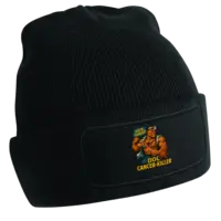Motiv: Patch Beanie - Doc Cancer-Killer - bestimme auf Wunsch Details wie Produkt, Grösse, Farbe und Position selbst ! Motiv: Patch Beanie - Doc Cancer-Killer