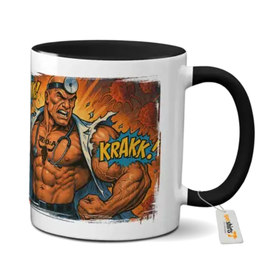 Motiv: Tasse farbig - KRAKK ! 