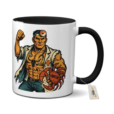 Motiv: Tasse farbig - WOA against Cancer 