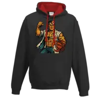 Motiv: Two-Tone Hoodie - WOA against Cancer - bestimme auf Wunsch Details wie Produkt, Grösse, Farbe und Position selbst ! Motiv: Two-Tone Hoodie - WOA against Cancer