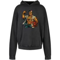 Motiv: Acid Washed Oversize Hoodie - WOA against Cancer - bestimme auf Wunsch Details wie Produkt, Grösse, Farbe und Position selbst ! Motiv: Acid Washed Oversize Hoodie - WOA against Cancer