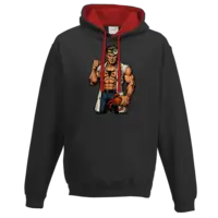 Motiv: Two-Tone Hoodie - WOA Cancer fighter - bestimme auf Wunsch Details wie Produkt, Grösse, Farbe und Position selbst ! Motiv: Two-Tone Hoodie - WOA Cancer fighter
