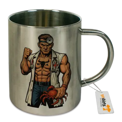 Motiv: Tasse Edelstahl - WOA Cancer fighter
