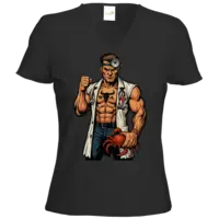 Motiv: T-Shirt Damen V-Neck Classic - WOA Cancer fighter - bestimme auf Wunsch Details wie Produkt, Grösse, Farbe und Position selbst ! Motiv: T-Shirt Damen V-Neck Classic - WOA Cancer fighter