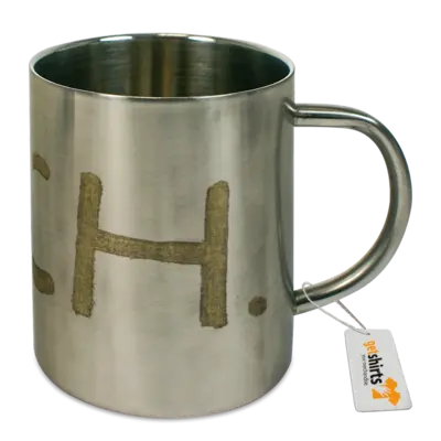 Motiv: Tasse Edelstahl - DOCH. 