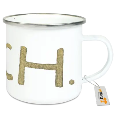 Motiv: Emaille-Tasse - DOCH. 