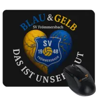 Mousepad Textil - Blau und Gelbes Blut