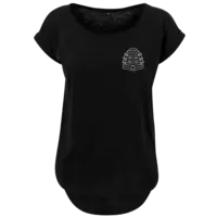 Motiv: Ladies Long Slub Tee - by yooliety ® | Bienenkorb - bestimme auf Wunsch Details wie Produkt, Grösse, Farbe und Position selbst ! Motiv: Ladies Long Slub Tee - by yooliety ® | Bienenkorb