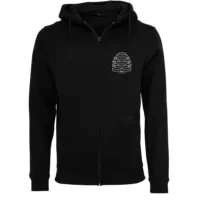 Motiv: Heavy Zip-Hoodie - by yooliety ® | Bienenkorb - bestimme auf Wunsch Details wie Produkt, Grösse, Farbe und Position selbst ! Motiv: Heavy Zip-Hoodie - by yooliety ® | Bienenkorb