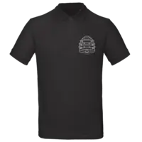 Motiv: B&C Inspire Polo /Men_° - by yooliety ® | Bienenkorb - bestimme auf Wunsch Details wie Produkt, Grösse, Farbe und Position selbst ! Motiv: B&C Inspire Polo /Men_° - by yooliety ® | Bienenkorb