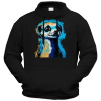 Motiv: Hoodie Premium FAIR WEAR - Erdmännchen Pop-Art 