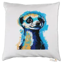 Motiv: Kissen - Erdmännchen Pop-Art 