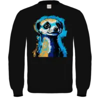 Motiv: Sweatshirt FAIR WEAR - Erdmännchen Pop-Art 