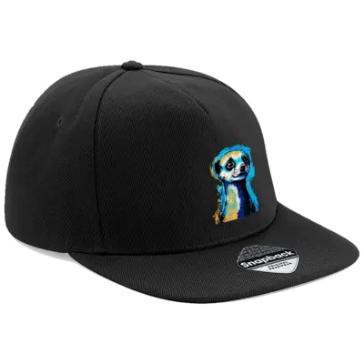 Motiv: Flatpeak Cap - Erdmännchen Pop-Art 