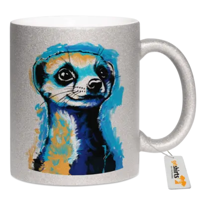 Motiv: Tasse Sparkle - Erdmännchen Pop-Art 