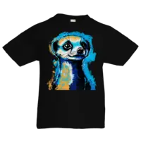 Motiv: Kids T-Shirt Premium FAIR WEAR - Erdmännchen Pop-Art 