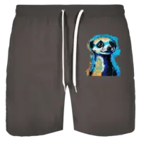 Motiv: Badehose - Erdmännchen Pop-Art 