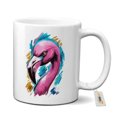 Motiv: Tasse - Flamingo Pop-Art 