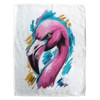 Motiv: Handtuch Fullprint - Flamingo Pop-Art 
