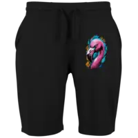 Motiv: Terry Shorts - Flamingo Pop-Art 