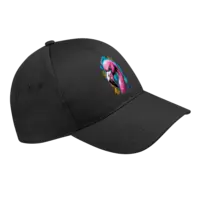 Motiv: 5 Panel Cap Curved Basic - Flamingo Pop-Art 