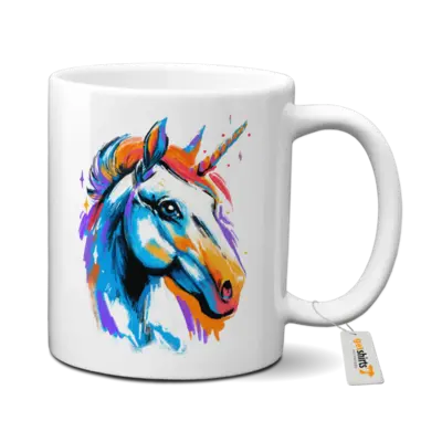 Motiv: Tasse - Einhorn Pop-Art 
