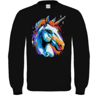 Motiv: Sweatshirt FAIR WEAR - Einhorn Pop-Art 
