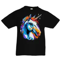 Motiv: Kids T-Shirt Premium FAIR WEAR - Einhorn Pop-Art 