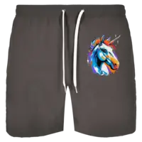 Motiv: Badehose - Einhorn Pop-Art 