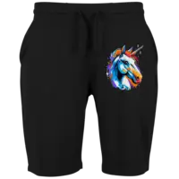 Motiv: Terry Shorts - Einhorn Pop-Art 