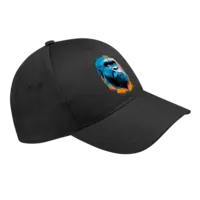 Motiv: 5 Panel Cap Curved Basic - Gorilla Pop-Art 