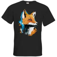 Motiv: T-Shirt Premium - Fuchs Pop-Art 