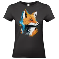 Motiv: T-Shirt Damen Premium FAIR WEAR - Fuchs Pop-Art 